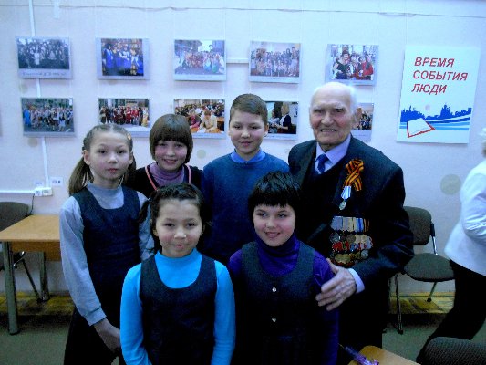 Воспитанники Центра помощи детям «Родник» г. Магнитогорска встретились с участником Сталинградской битвы