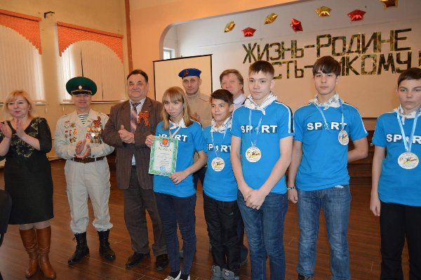 1 место заняли воспитанники МОУ «Школа-интернат «Семья» в викторине "Магнитогорцы-спортсмены на полях сражений"
