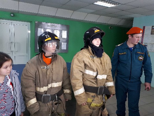 Встреча с огнеборцами